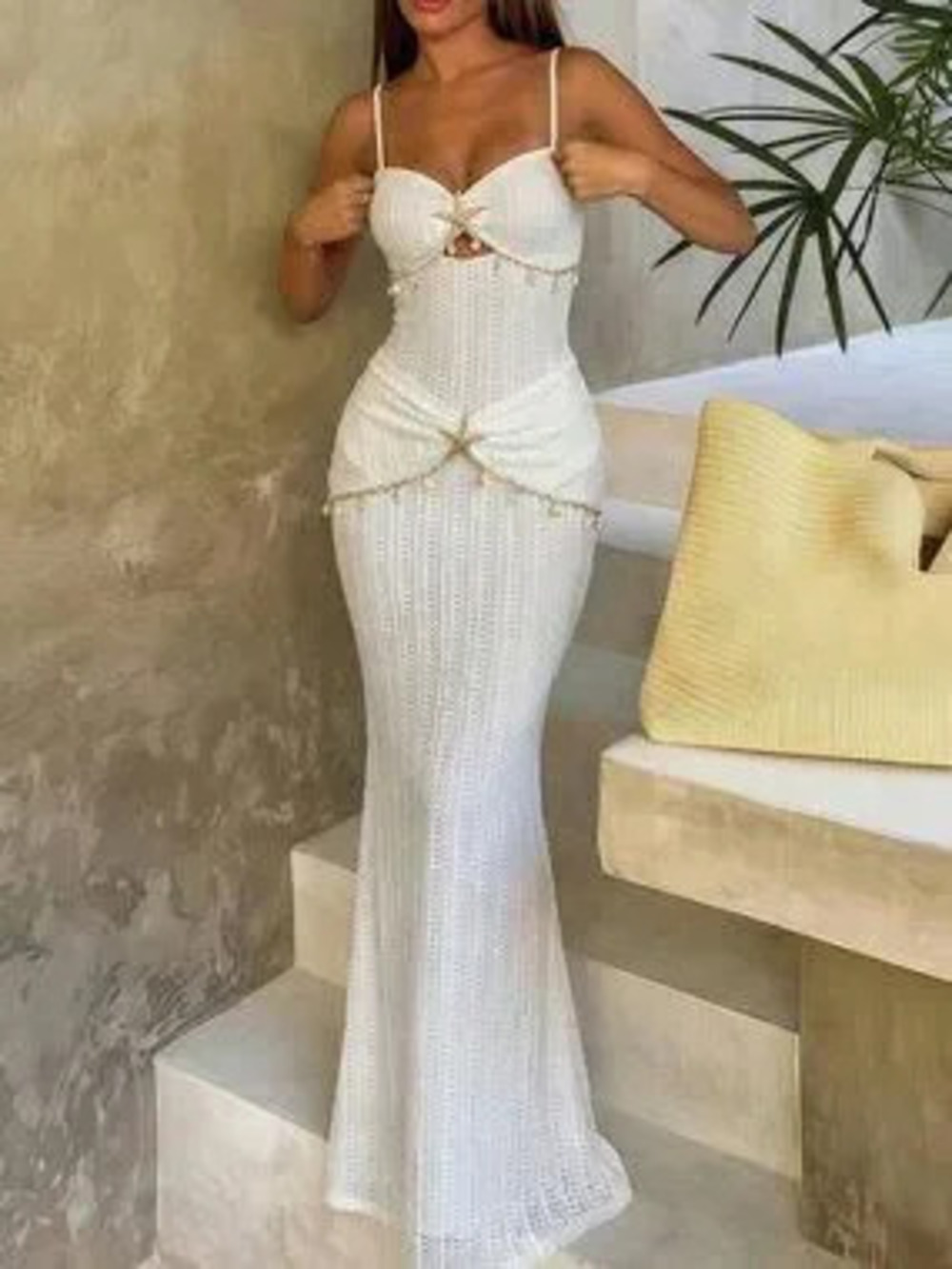 Casual White Women's Beach One-Piece swimSuit & matching coverup skirt